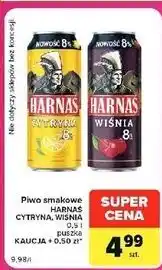 Carrefour Market Piwo smakowe HARNAŚ CYTRYNA, WIŚNIA 0,5 l puszka oferta