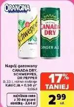 Carrefour Market Napój gazowany Canada Dry, Schweppes, Dr Pepper oferta