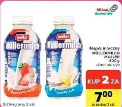 Carrefour Market Napój mleczny Müllermilch Müller oferta