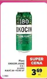Carrefour Market Piwo OKOCIM JASNE 0,5 l puszka oferta