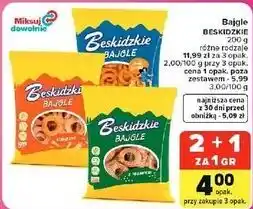 Carrefour Market Bajgle Beskidzkie 200 g różne rodzaje oferta