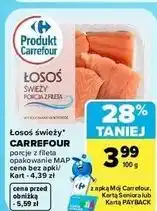 Carrefour Market Łosoś świeży porcja z fileta CARREFOUR oferta