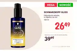 Rossmann Odżywka do włosów w mgiełce na noc Schwarzkopf Gliss oferta