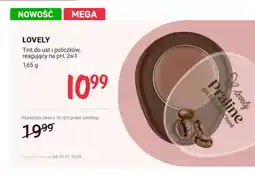 Rossmann Tint do ust i policzków reagujący na pH 2w1 Lovely oferta
