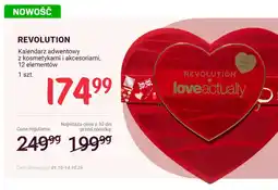 Rossmann Kalendarz adwentowy z kosmetykami i akcesoriami 12 elementów Revolution oferta