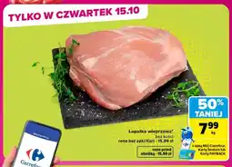 Carrefour Łopatka wieprzowa bez kości oferta