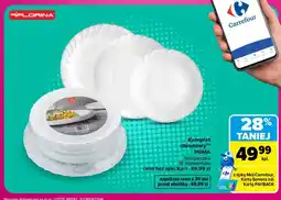 Carrefour Komplet obiadowy Prima foliopaczka 18 elementów Florina oferta