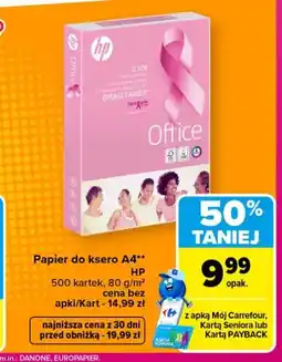Carrefour Papier do ksero A4 HP oferta