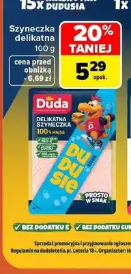 Carrefour Szyneczka delikatna Duda Dudusie oferta