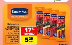 Carrefour Kabanosy Exclusive wieprzowe Tarczyński oferta