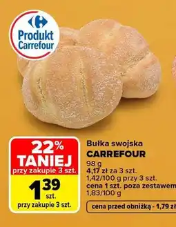 Carrefour Bułka swojska Carrefour oferta