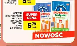 Carrefour Parówki z kurczakiem Jedynki Kurczak Indykpol oferta