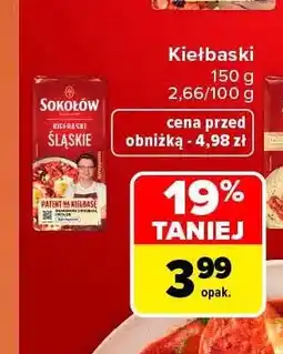 Carrefour Kiełbaski śląskie Sokołów oferta