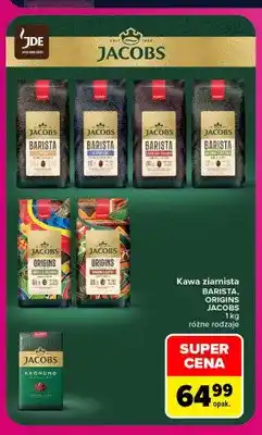 Carrefour Kawa ziarnista Barista Editions Crema Jacobs oferta