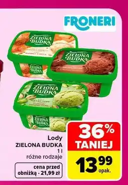 Carrefour Lody Zielona Budka karmel z solą oferta