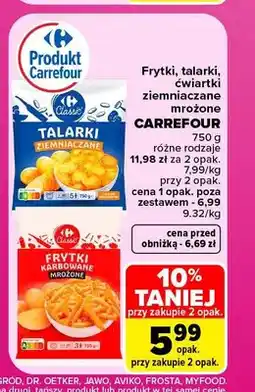 Carrefour Frytki ziemniaczane mrożone Carrefour oferta