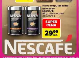 Carrefour Kawa rozpuszczalna Espresso Original Nescafé oferta