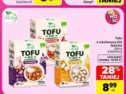 Carrefour Tofu z ciecierzycy bio czosnkowe BioLife oferta