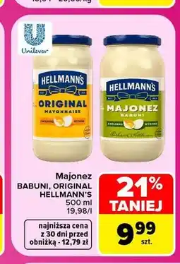Carrefour Majonez Babuni Hellmann's oferta