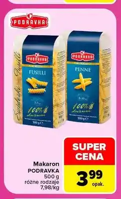 Carrefour Makaron fusilli Podravka oferta