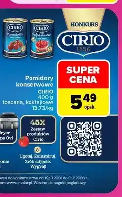 Carrefour Pomidory konserwowe Cirio toscana oferta