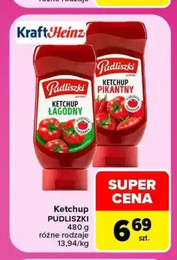 Carrefour Ketchup Pudliszki łagodny oferta