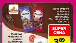 Carrefour Wafle ryżowe oblewane czekoladą mleczną Eurowafel oferta