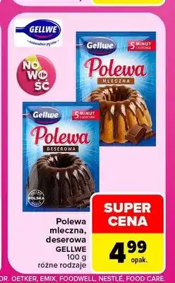 Carrefour Polewa mleczna Gellwe oferta