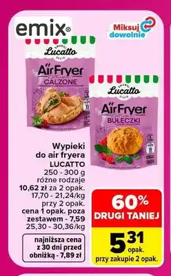 Carrefour Wypieki do air fryera Lucatto calzone oferta