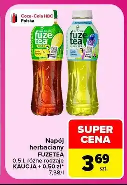 Carrefour Napój herbaciany FuzeTea Cytryna oferta