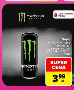 Carrefour Napój energetyzujący Monster Energy oferta