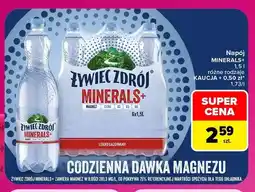 Carrefour Napój Minerals+ Żywiec Zdrój oferta