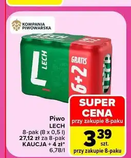 Carrefour Piwo Lech 8-pak oferta