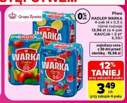 Carrefour Piwo Radler Warka 4-pak oferta
