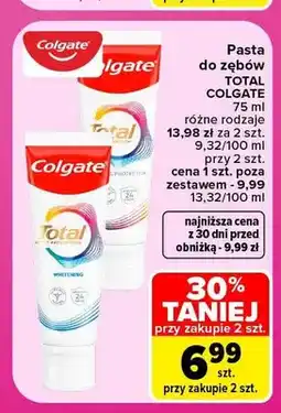 Carrefour Pasta do zębów Total Colgate oferta