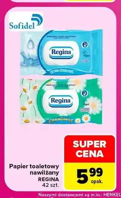 Carrefour Papier toaletowy nawilżany Regina Ultra Sensitive oferta