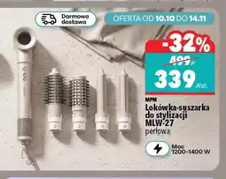 Biedronka Lokówka-suszarka do stylizacji MLW-27 perłowa Mpm oferta