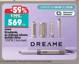 Biedronka Urządzenie do stylizacji włosów AirStyle Shine 5 końcówek Dreame oferta