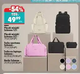 Biedronka Plecak miejski Solenne 12 l Wings oferta