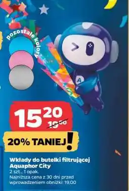 Netto Wkłady do butelki filtrującej Aquaphor City oferta