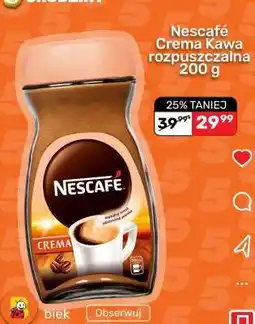 Biedronka Nescafé Crema Kawa rozpuszczalna 200 g oferta