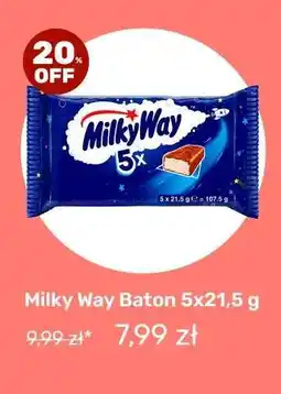 Biedronka Milky Way Baton 5x21,5 g oferta