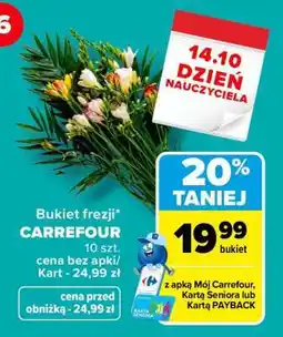 Carrefour Bukiet frezji oferta