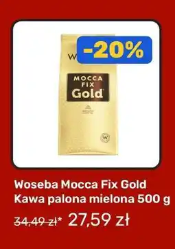 Biedronka Woseba Mocca Fix Gold Kawa palona mielona 500 g oferta