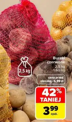 Carrefour Buraki czerwone oferta