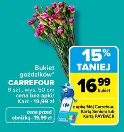 Carrefour Bukiet goździków CARREFOUR oferta
