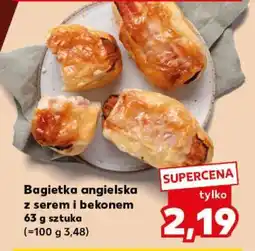 Kaufland Bagietka angielska z serem i bekonem oferta