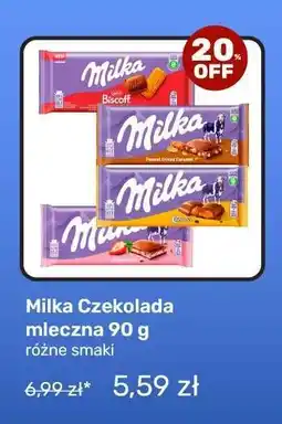Biedronka Milka Czekolada mleczna 90 g oferta