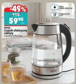 Biedronka Czajnik elektryczny szklany oferta