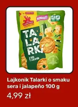 Biedronka Lajkonik Talarki o smaku sera i jalapeño 100 g oferta